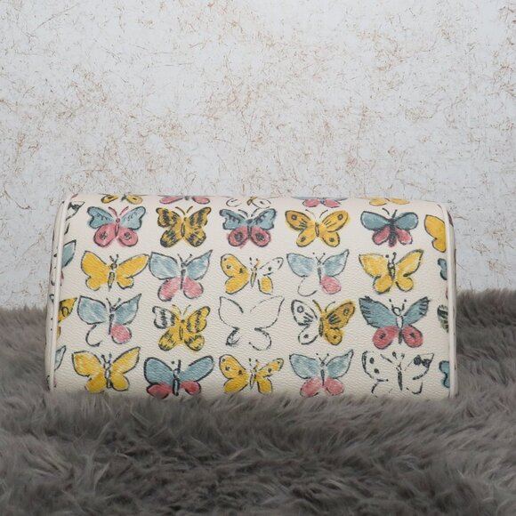 Coach Rowan Satchel with Butterfly Print (Chalk) - Picture 6 of 7